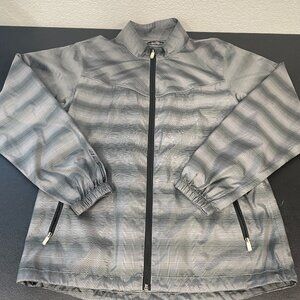 Sun Mountain Men's Lrg  Golf Rain Jacket, Full Zip Gray, Pre-owned